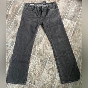 Buffalo Jeans Black Straight Legs Jeans, Men’s Size 33